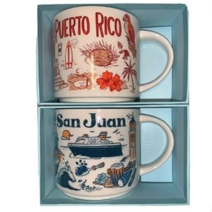 Starbucks Been Here Puerto Rico San Juan mugs